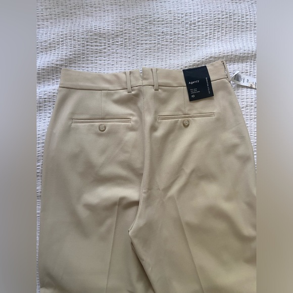 **SOLD ** Babaton Agency Wool Pant Cream NWT (Size 10) - Picture 7 of 11